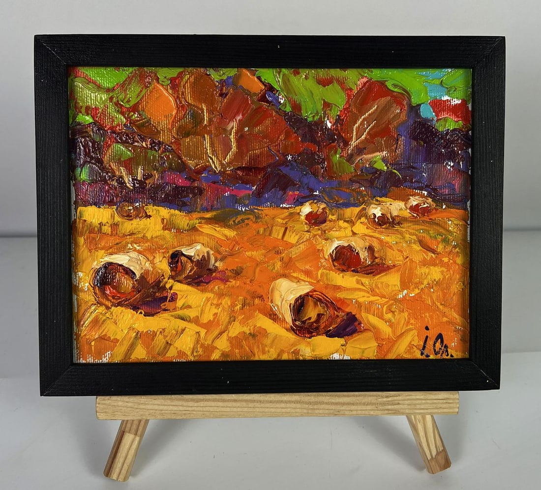 Oil painting In the autumn fields Oleksiy Ivanyuk: Title: Oil painting In the autumn fields Oleksiy Ivanyuk Description: No.AAA6196 *** ABOUT THIS PAINTING *** * TITLE: "In the autumn fields" * ARTISTS: Oleksiy Ivanyuk * SIZE: 15x20 cm/5.90x7.87