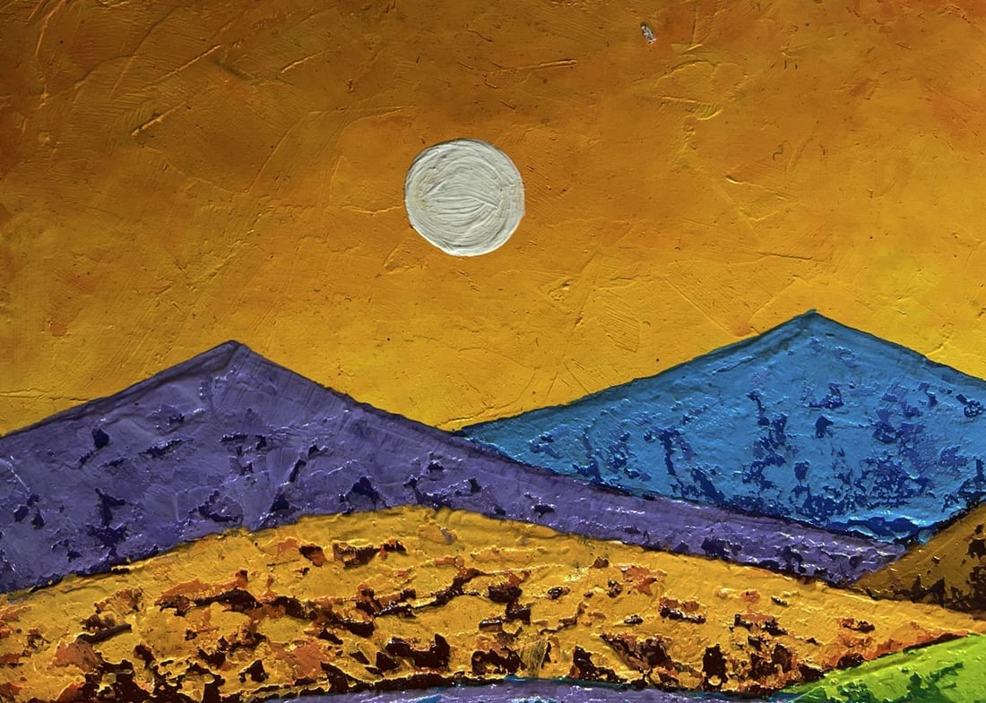 Oil painting Contrast between the beautiful V. Zadorozhnya - 5