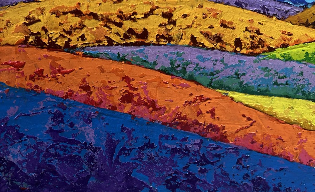 Oil painting Contrast between the beautiful V. Zadorozhnya - 6