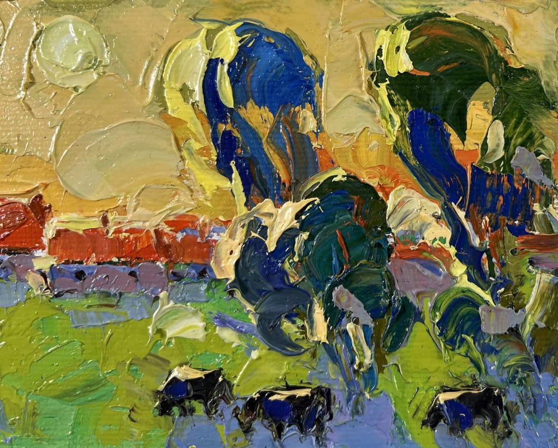 Oil painting Gold on the horizon Alex Kalenyuk - 4