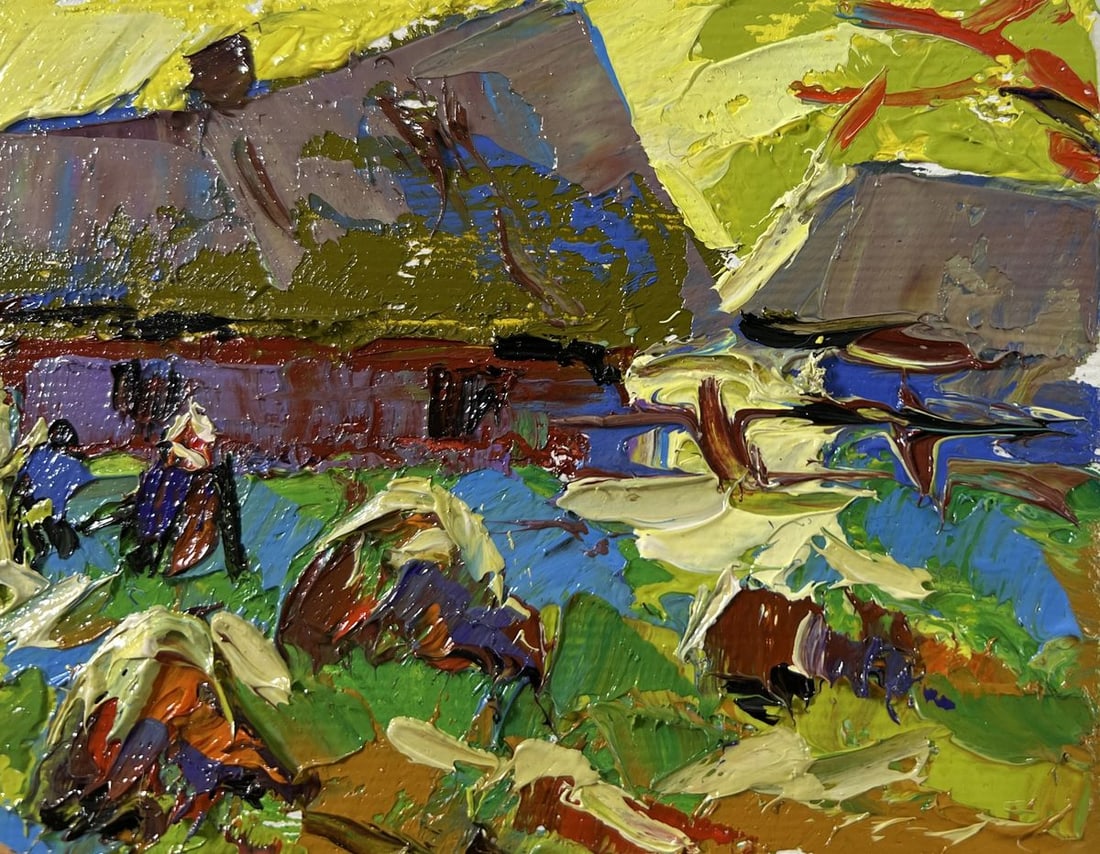 Oil painting Autumn gardens Alex Kalenyuk - 4