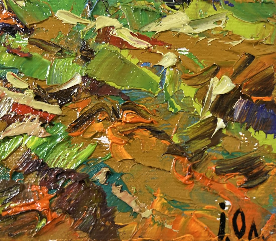 Oil painting Autumn gardens Alex Kalenyuk - 5