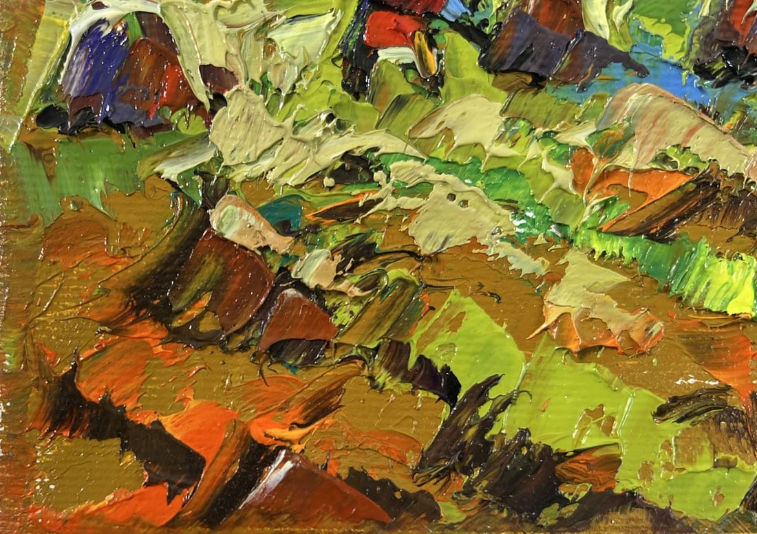 Oil painting Autumn gardens Alex Kalenyuk - 6