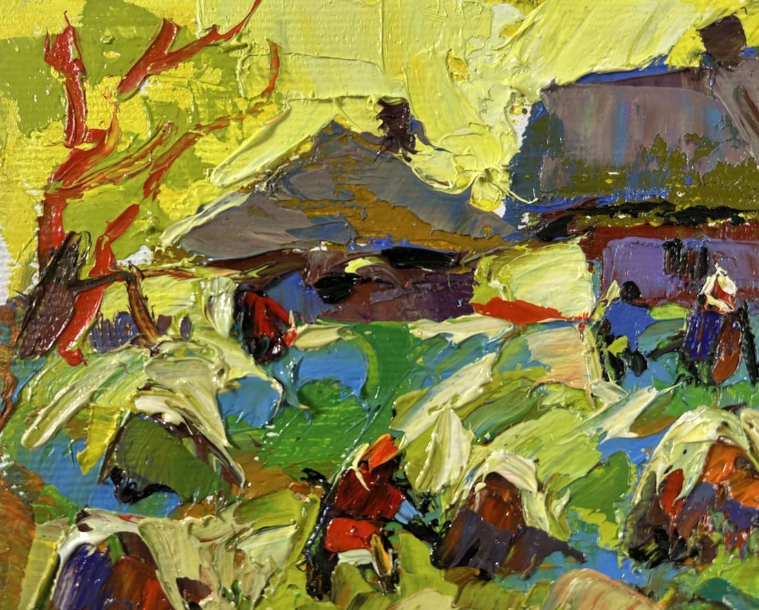 Oil painting Autumn gardens Alex Kalenyuk - 7