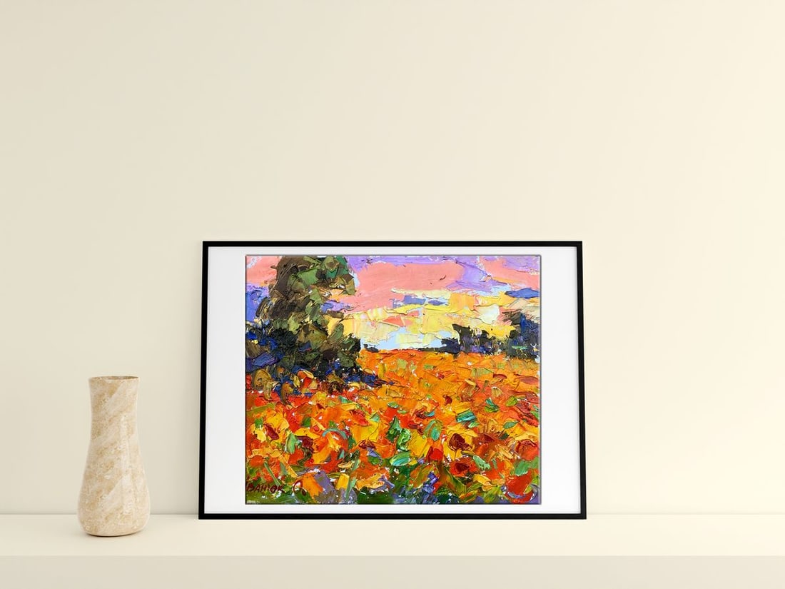 Oil painting Sunny field Kalenyuk Alex - 2