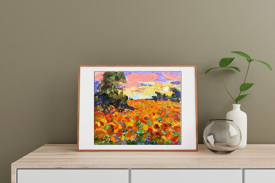 Oil painting Sunny field Kalenyuk Alex - 3