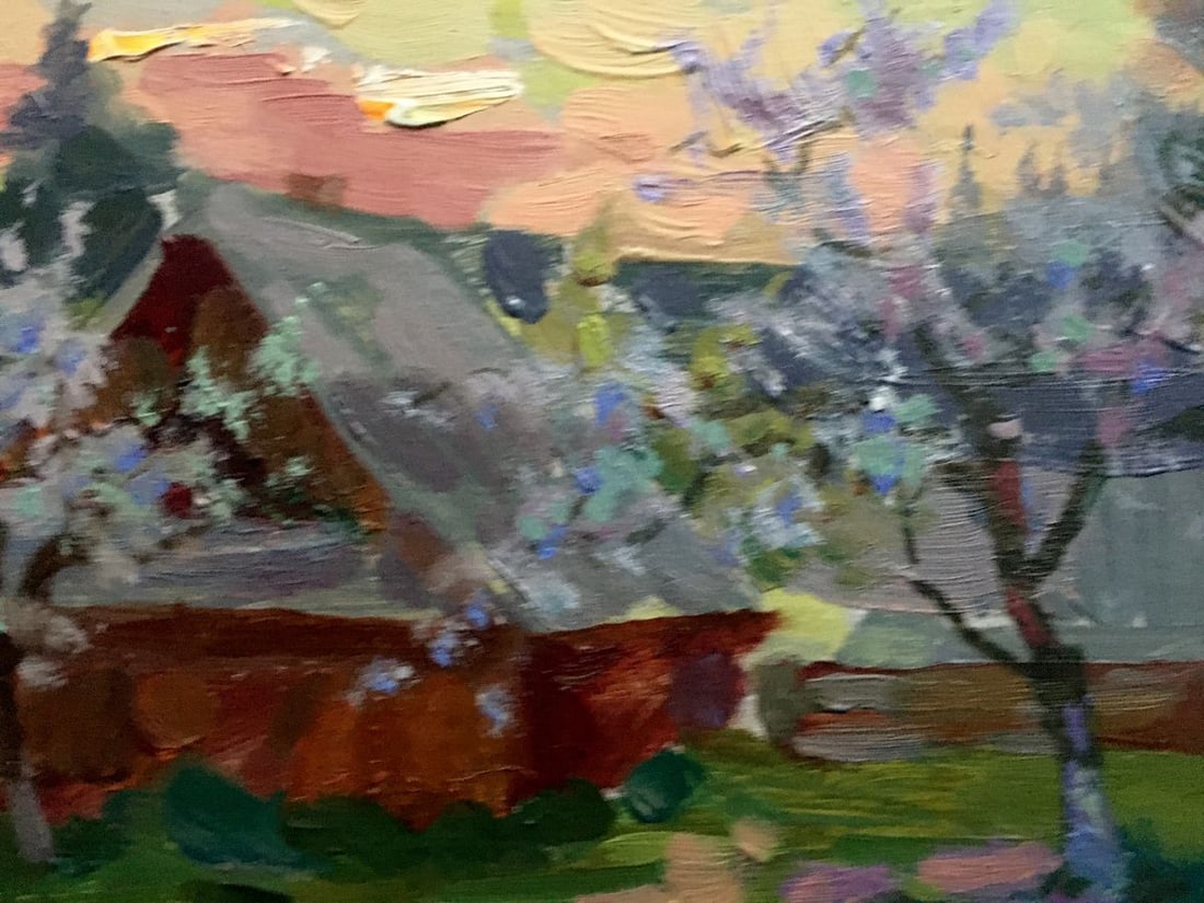 Oil painting Spring evening Batrakov Vladimir Grigorievich - 10