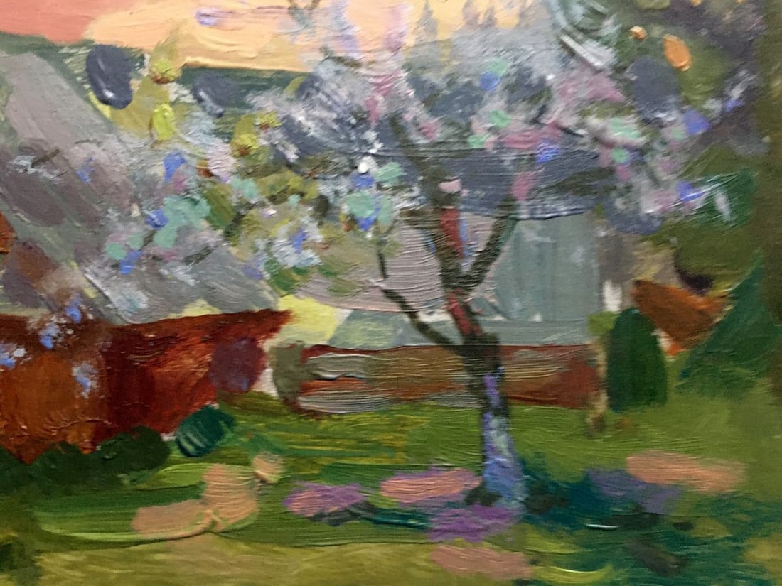 Oil painting Spring evening Batrakov Vladimir Grigorievich - 4