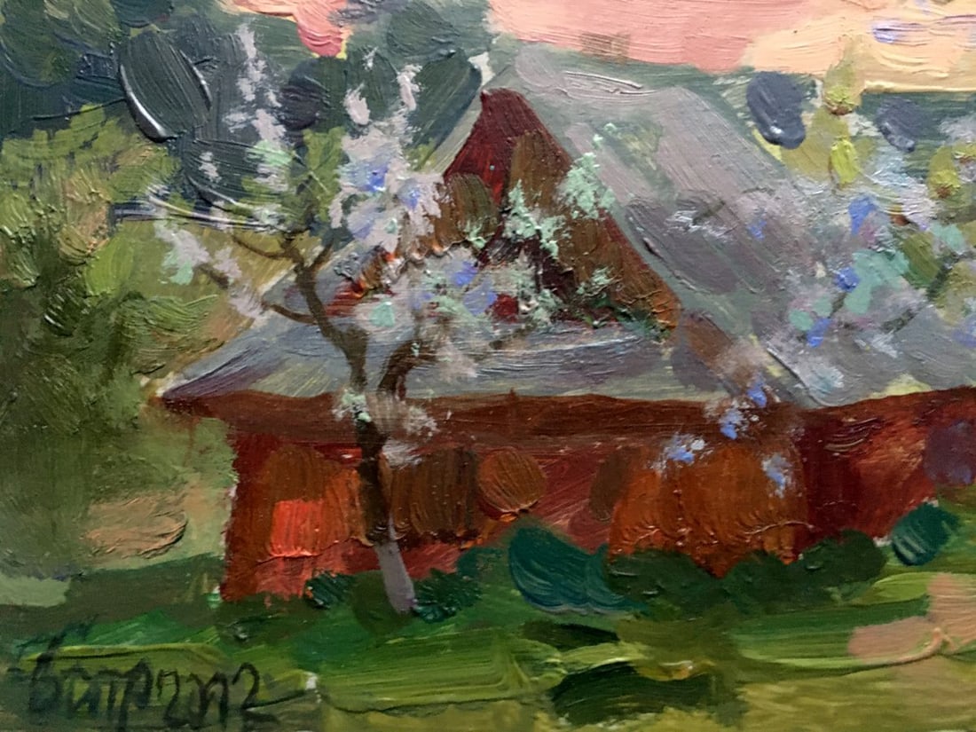 Oil painting Spring evening Batrakov Vladimir Grigorievich - 5