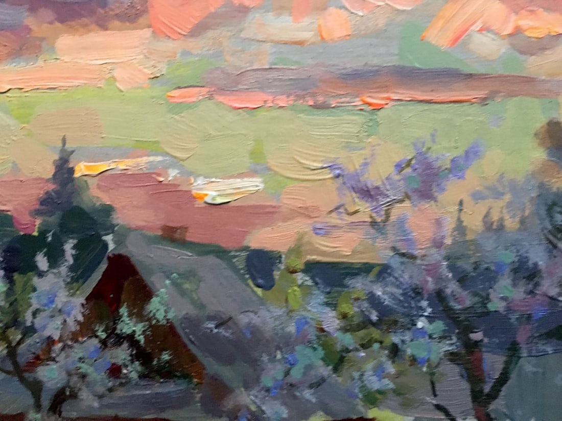 Oil painting Spring evening Batrakov Vladimir Grigorievich - 7