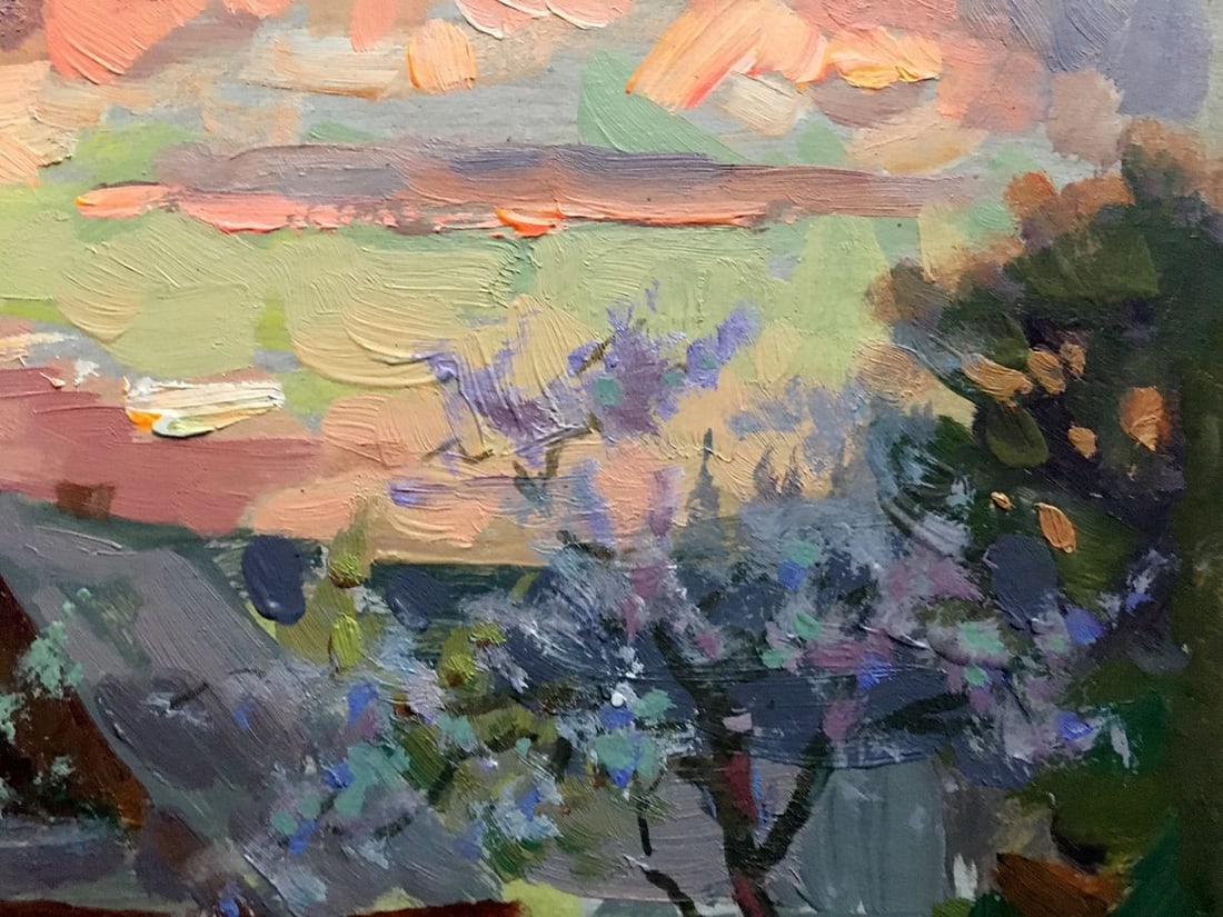 Oil painting Spring evening Batrakov Vladimir Grigorievich - 8