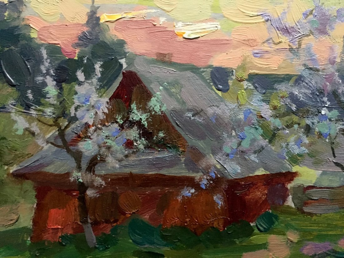 Oil painting Spring evening Batrakov Vladimir Grigorievich - 9