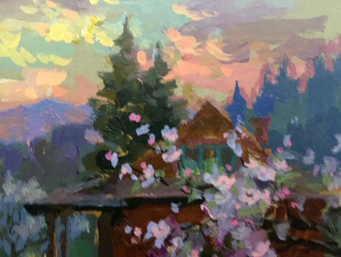 Oil painting Evening Batrakov Vladimir Grigorievich - 5