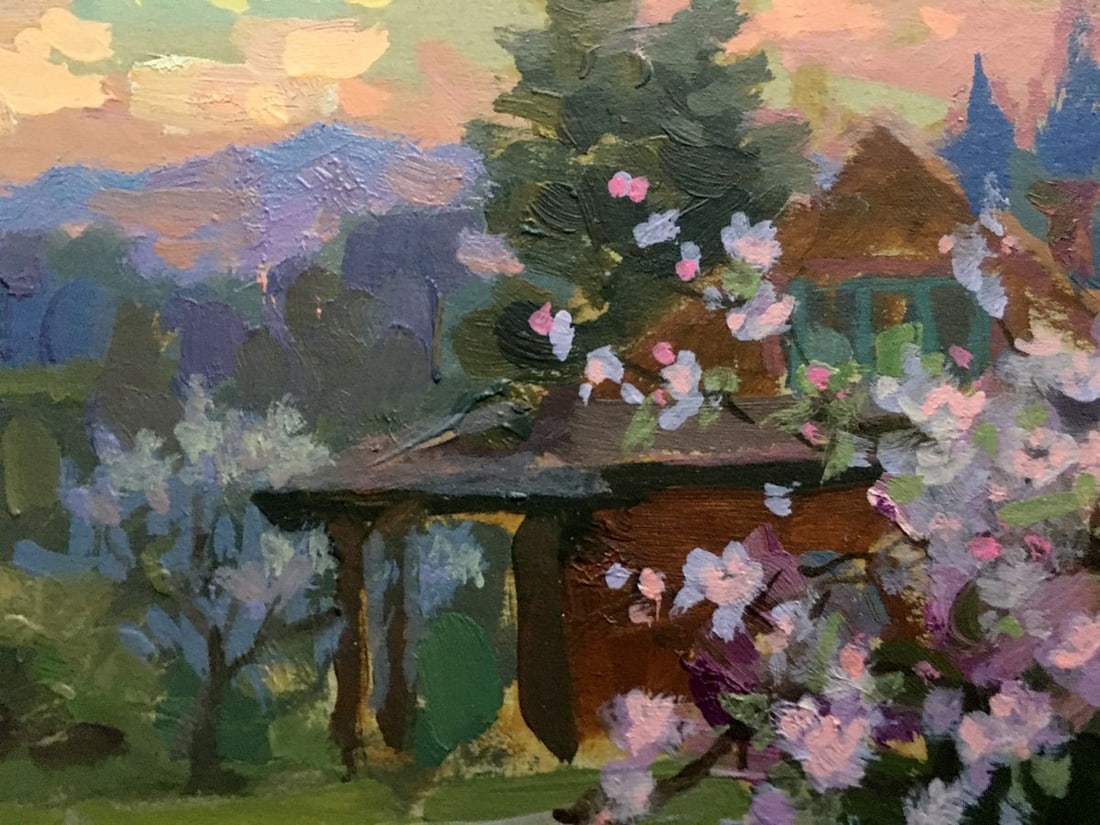 Oil painting Evening Batrakov Vladimir Grigorievich - 7