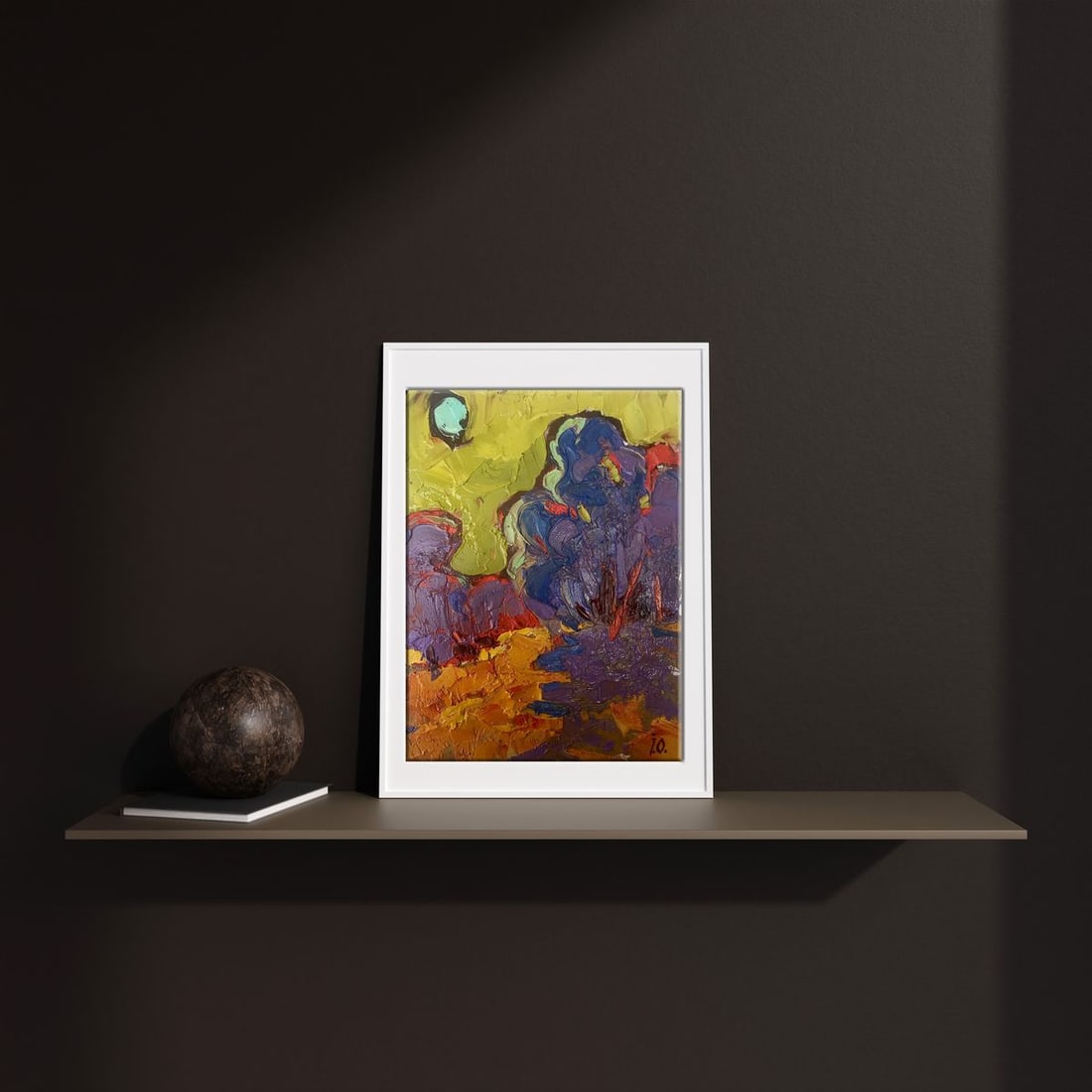 Oil painting A warm autumn evening Kalenyuk Alex - 2