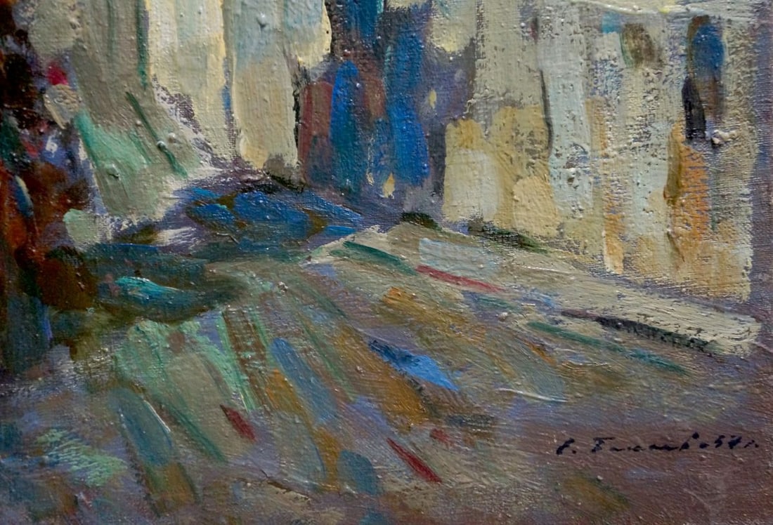 Oil painting Night city Bakaev Sergey Ivanovich - 3