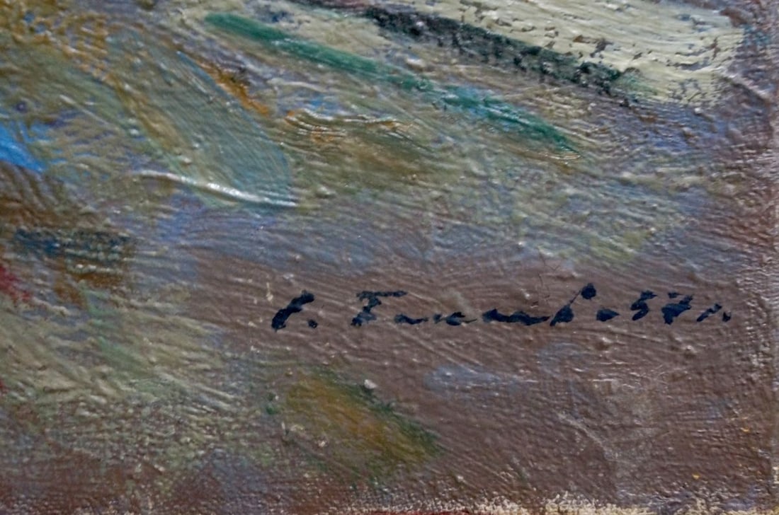 Oil painting Night city Bakaev Sergey Ivanovich - 6