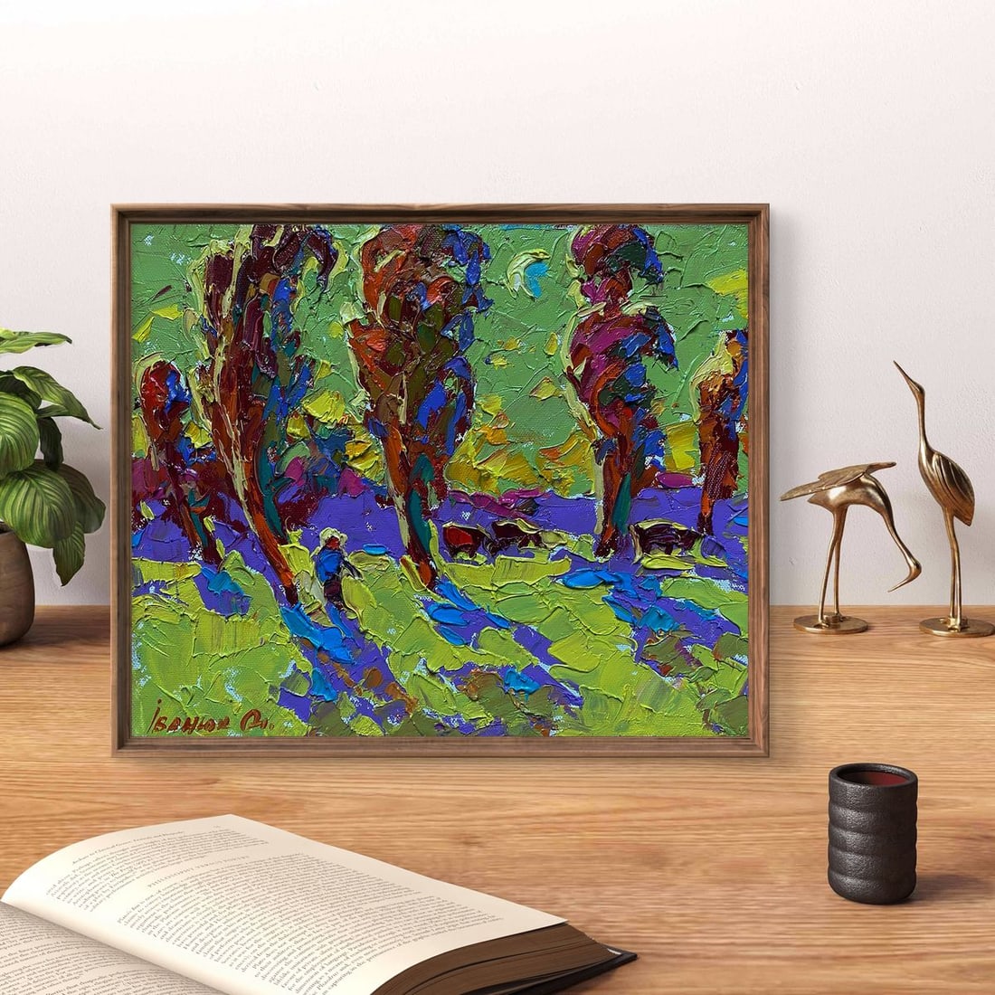 Oil painting Returning home in the evening Oleksiy Ivanyuk - 2