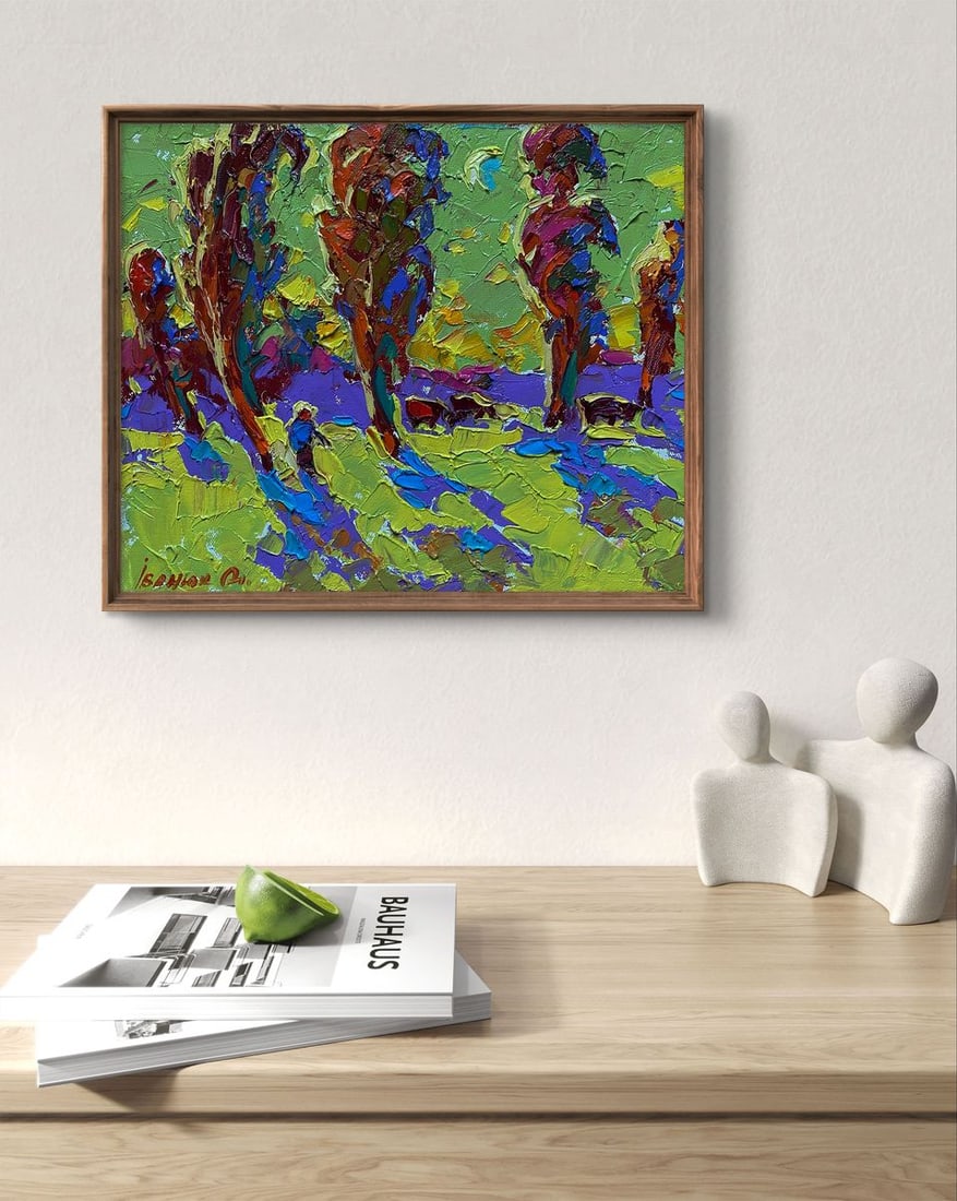 Oil painting Returning home in the evening Oleksiy Ivanyuk - 3