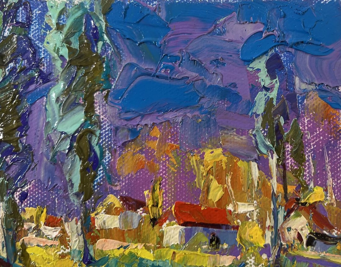 Oil painting Country Nights Oleksiy Ivanyuk - 4