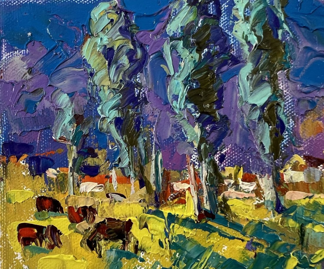 Oil painting Country Nights Oleksiy Ivanyuk - 7