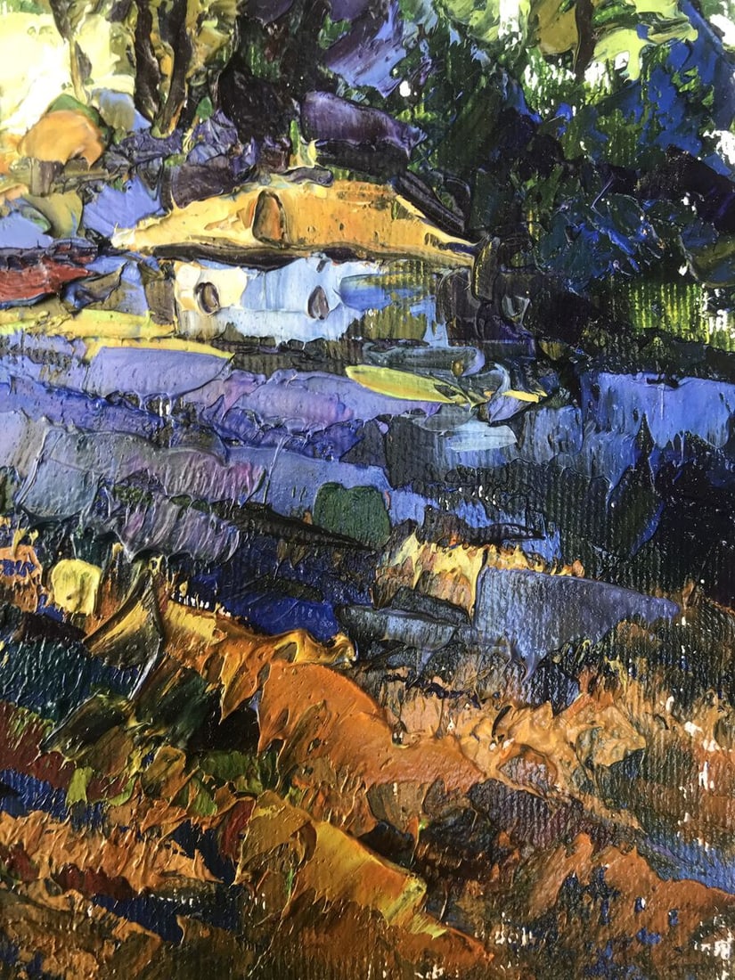 Oil painting Cold evening Kalenyuk Alex - 11