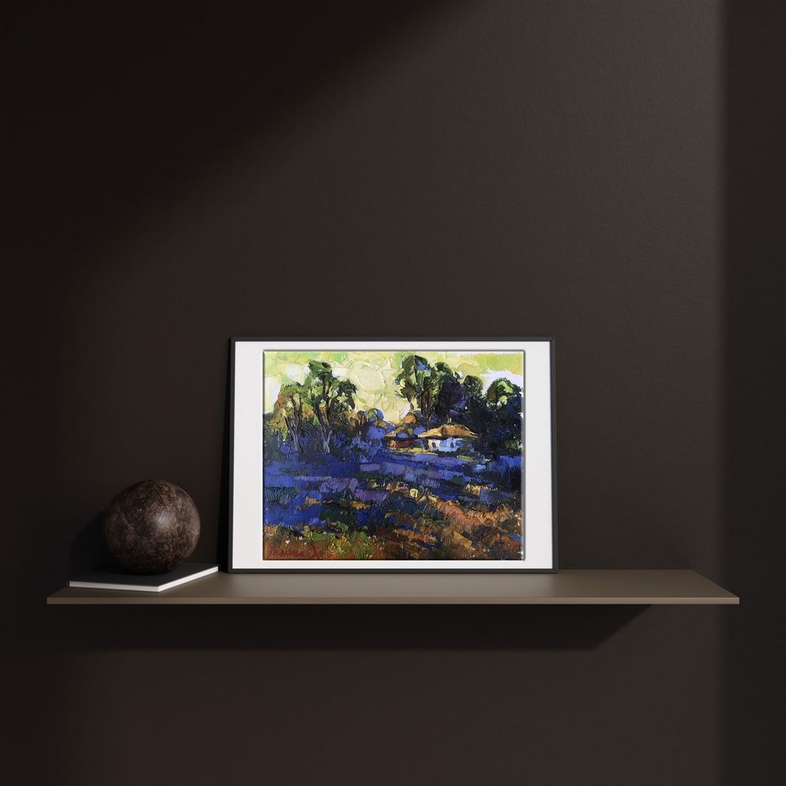 Oil painting Cold evening Kalenyuk Alex - 2