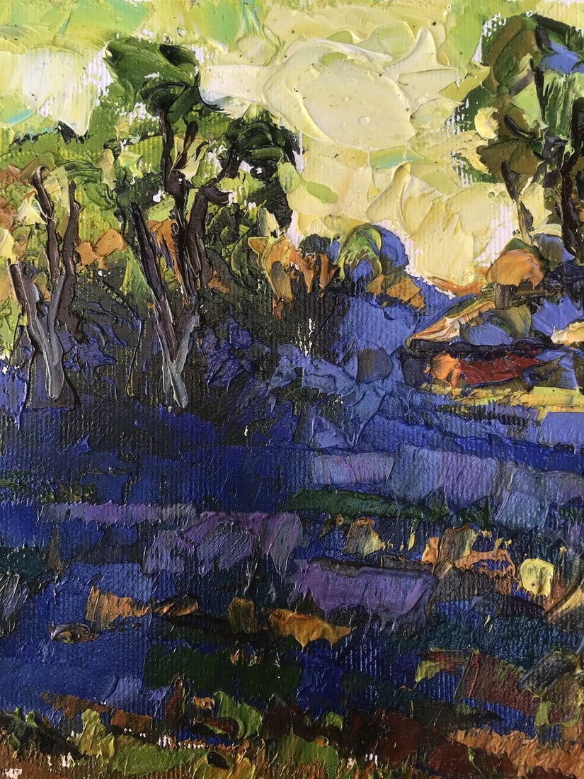 Oil painting Cold evening Kalenyuk Alex - 4