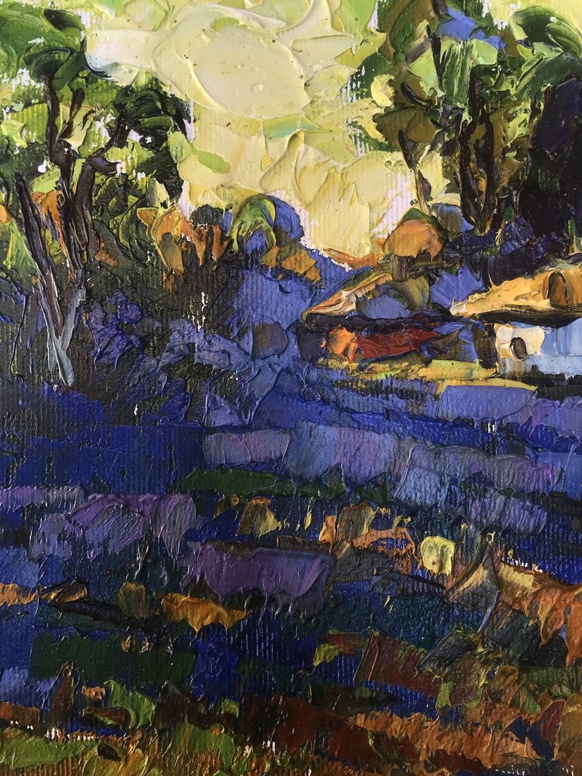 Oil painting Cold evening Kalenyuk Alex - 6