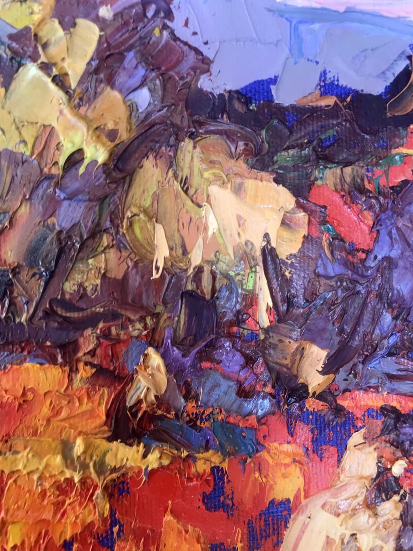 Oil painting Crimson stubble Kalenyuk Alex - 10