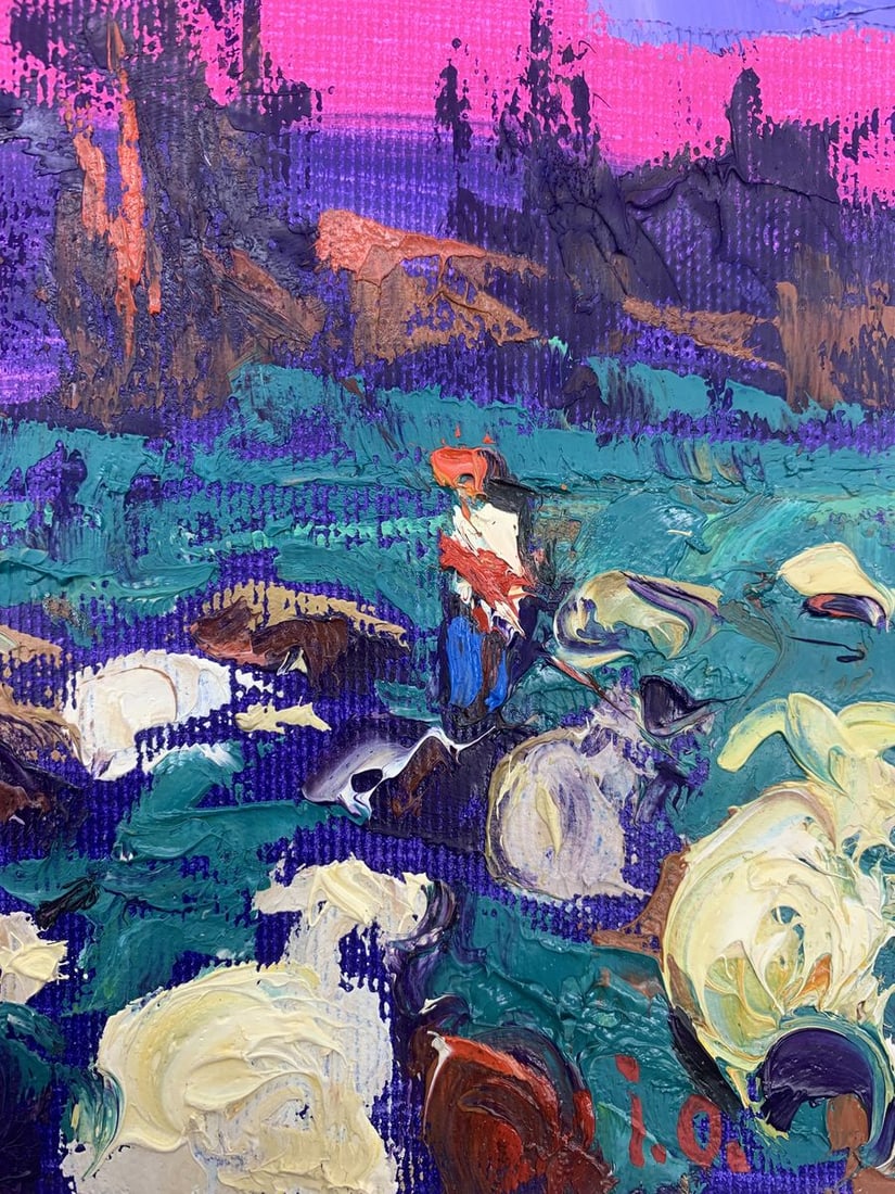 Oil painting On the meadow Kalenyuk Alex - 10