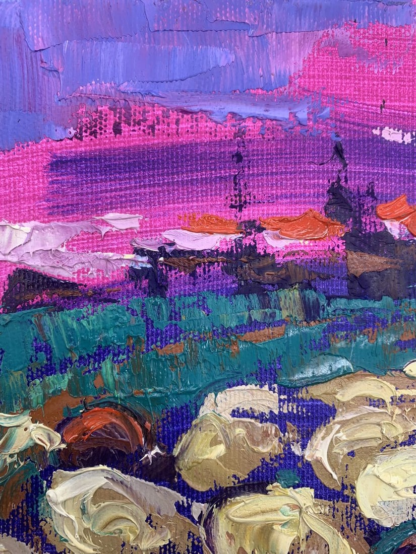 Oil painting On the meadow Kalenyuk Alex - 4