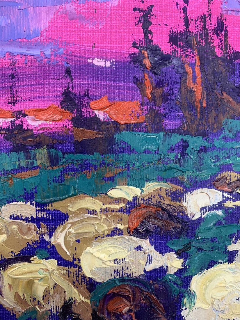 Oil painting On the meadow Kalenyuk Alex - 6