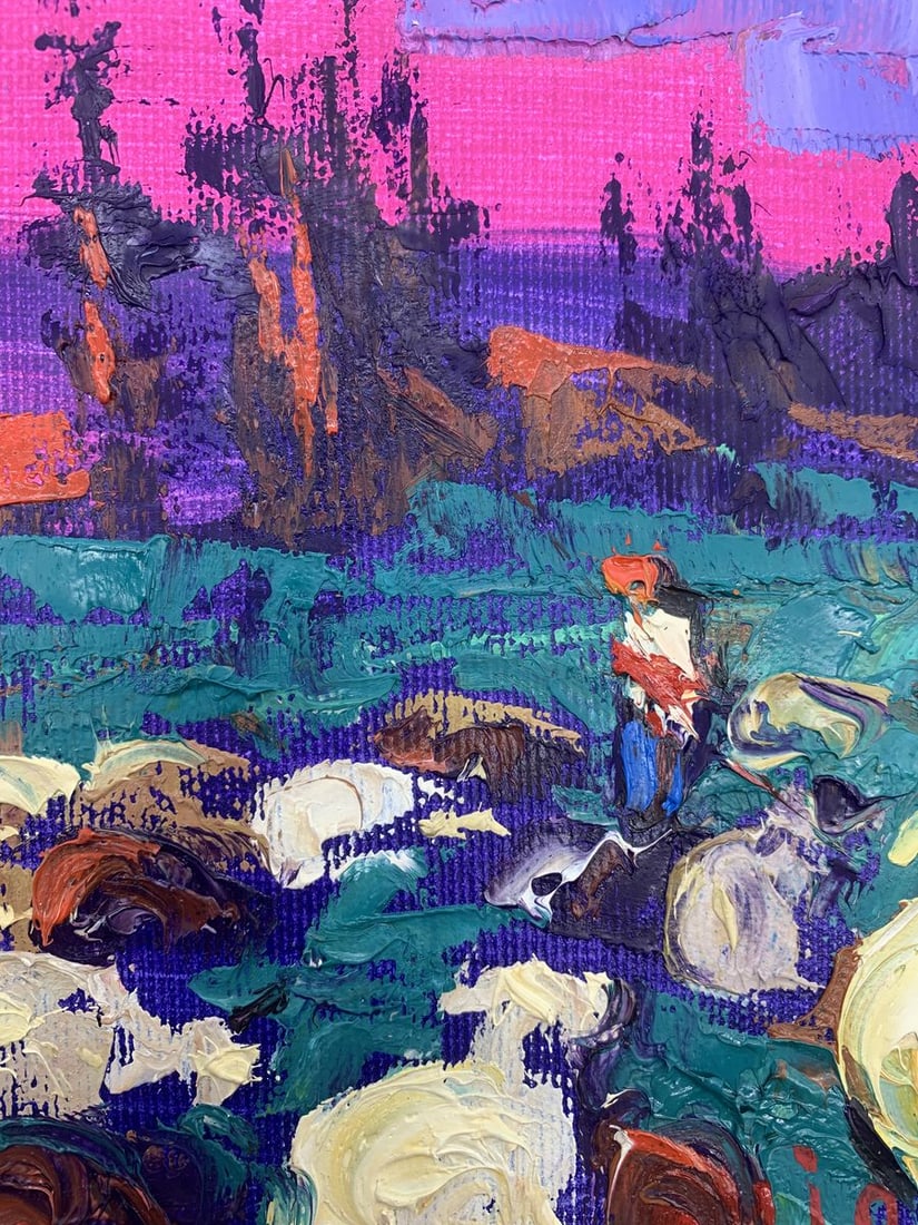 Oil painting On the meadow Kalenyuk Alex - 8