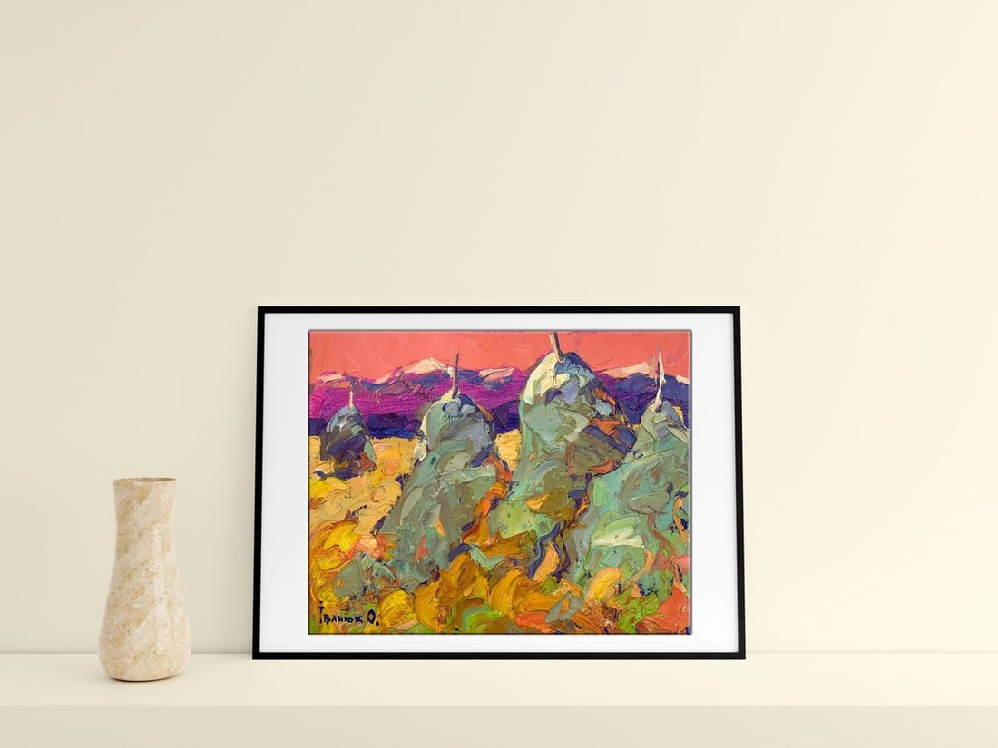 Oil painting Fresh hay Kalenyuk Alex - 2