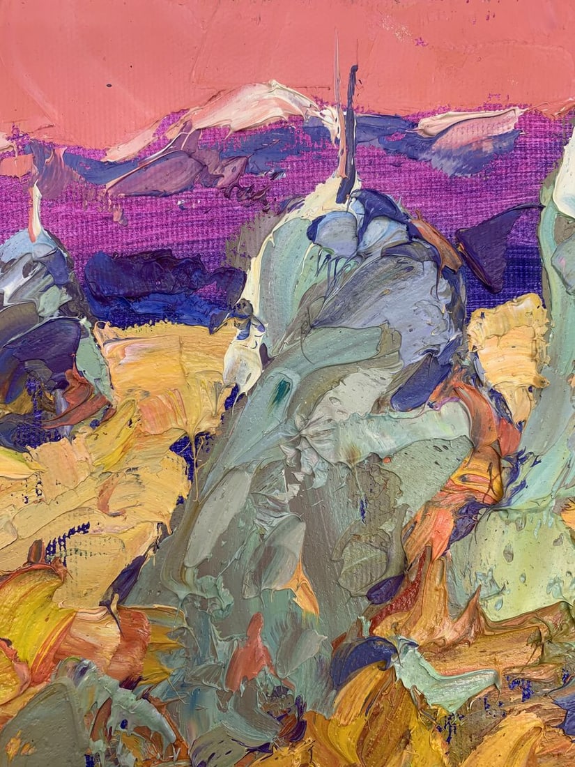 Oil painting Fresh hay Kalenyuk Alex - 4