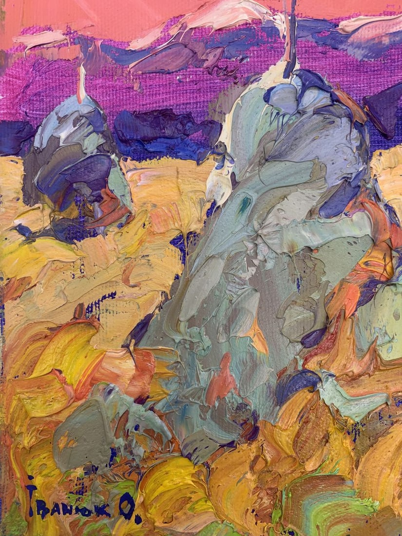 Oil painting Fresh hay Kalenyuk Alex - 5