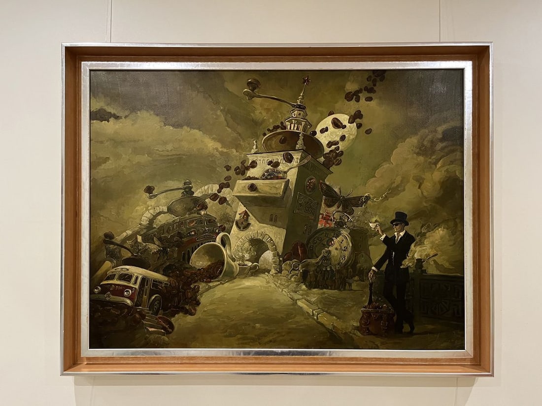 Oil painting Coffee Picnic Yuriy Laptev - 4