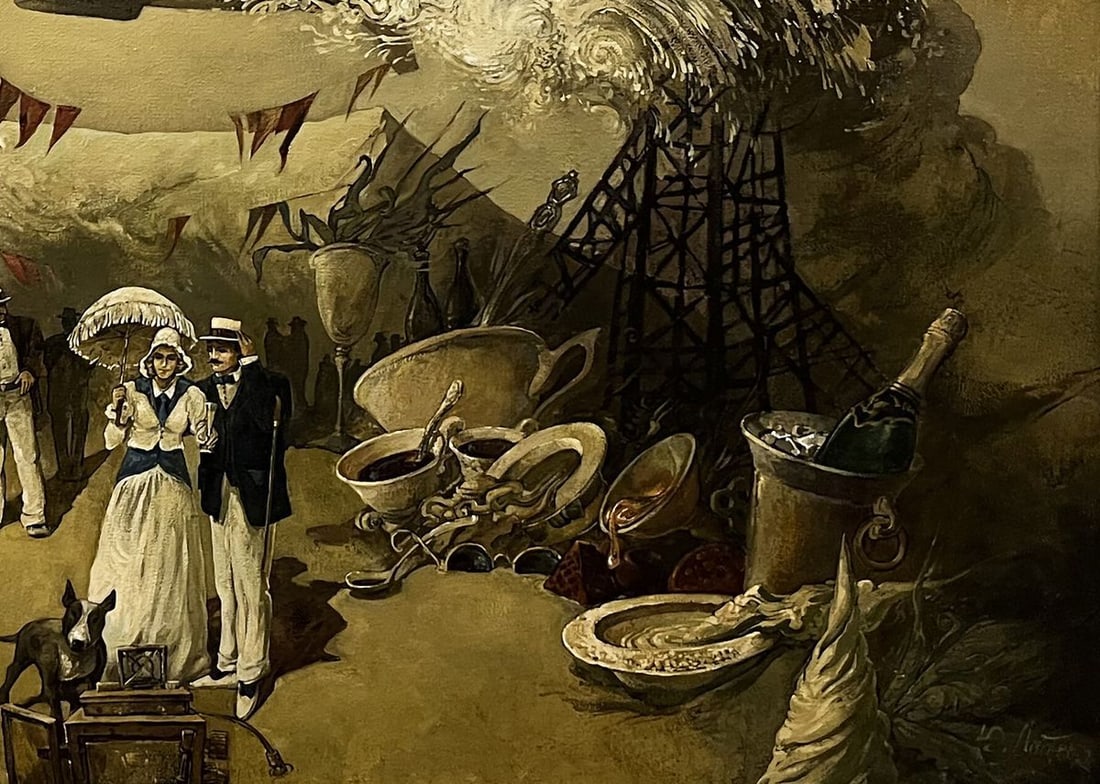 Oil painting Picnic Yuriy Laptev - 10