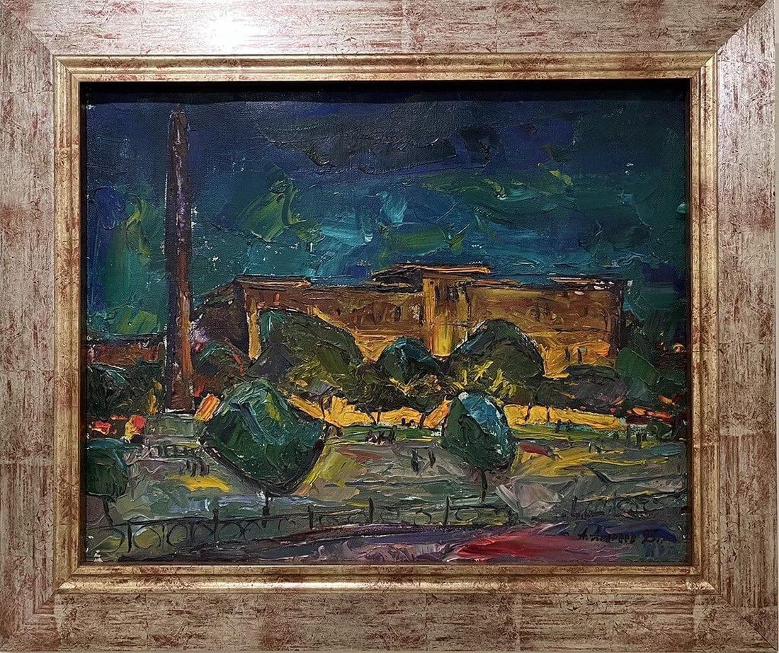 Oil painting Night Istanbul Oleksandr Andreev - 2