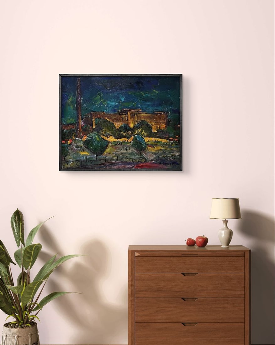 Oil painting Night Istanbul Oleksandr Andreev - 3