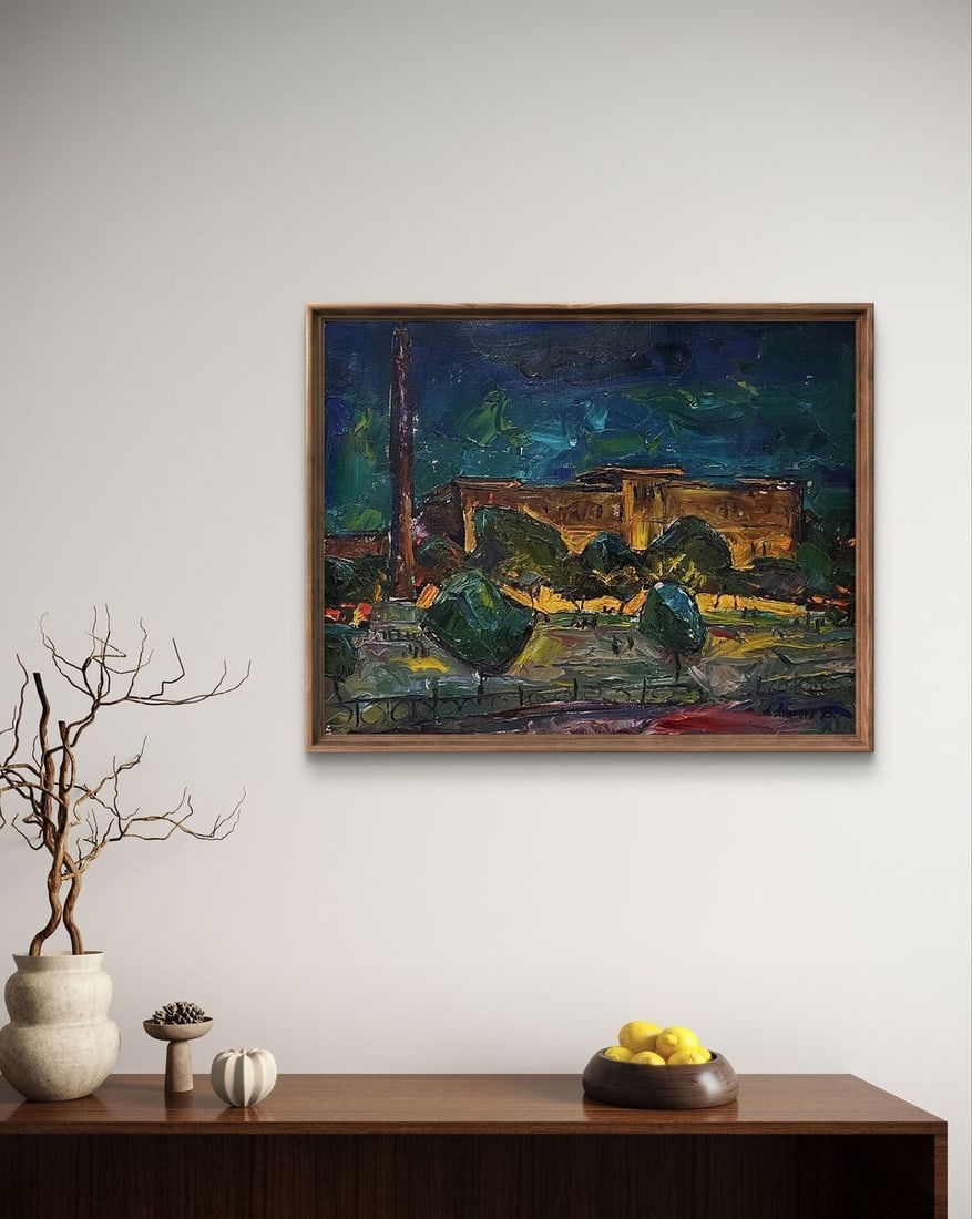 Oil painting Night Istanbul Oleksandr Andreev - 4