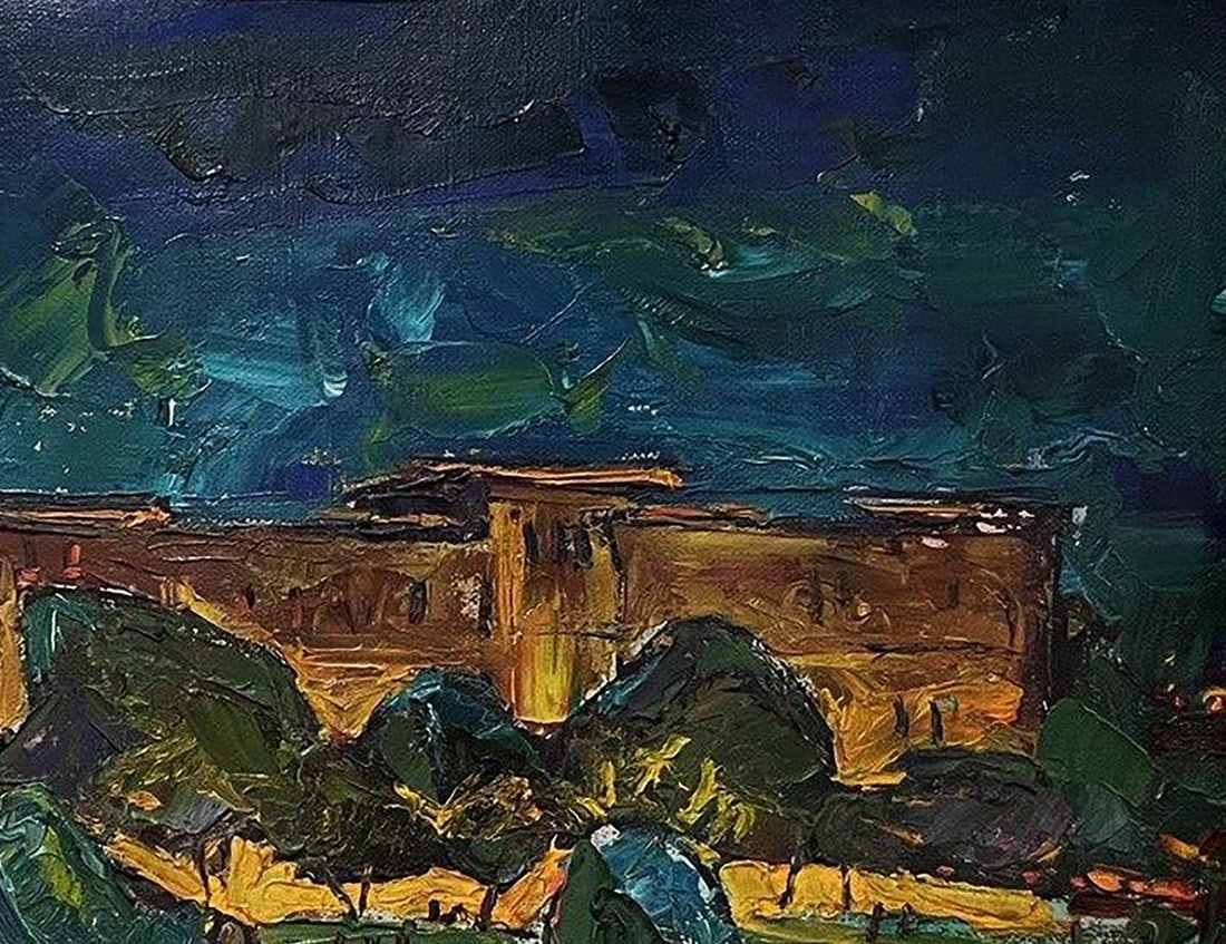 Oil painting Night Istanbul Oleksandr Andreev - 6