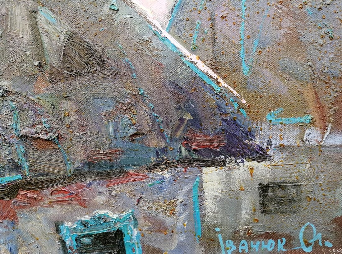 Oil painting Rural life Kalenyuk Alex - 10