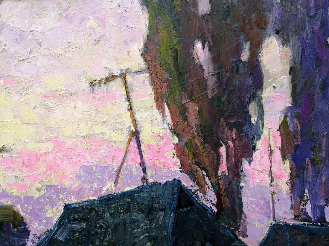 Oil painting Rural life Kalenyuk Alex - 6