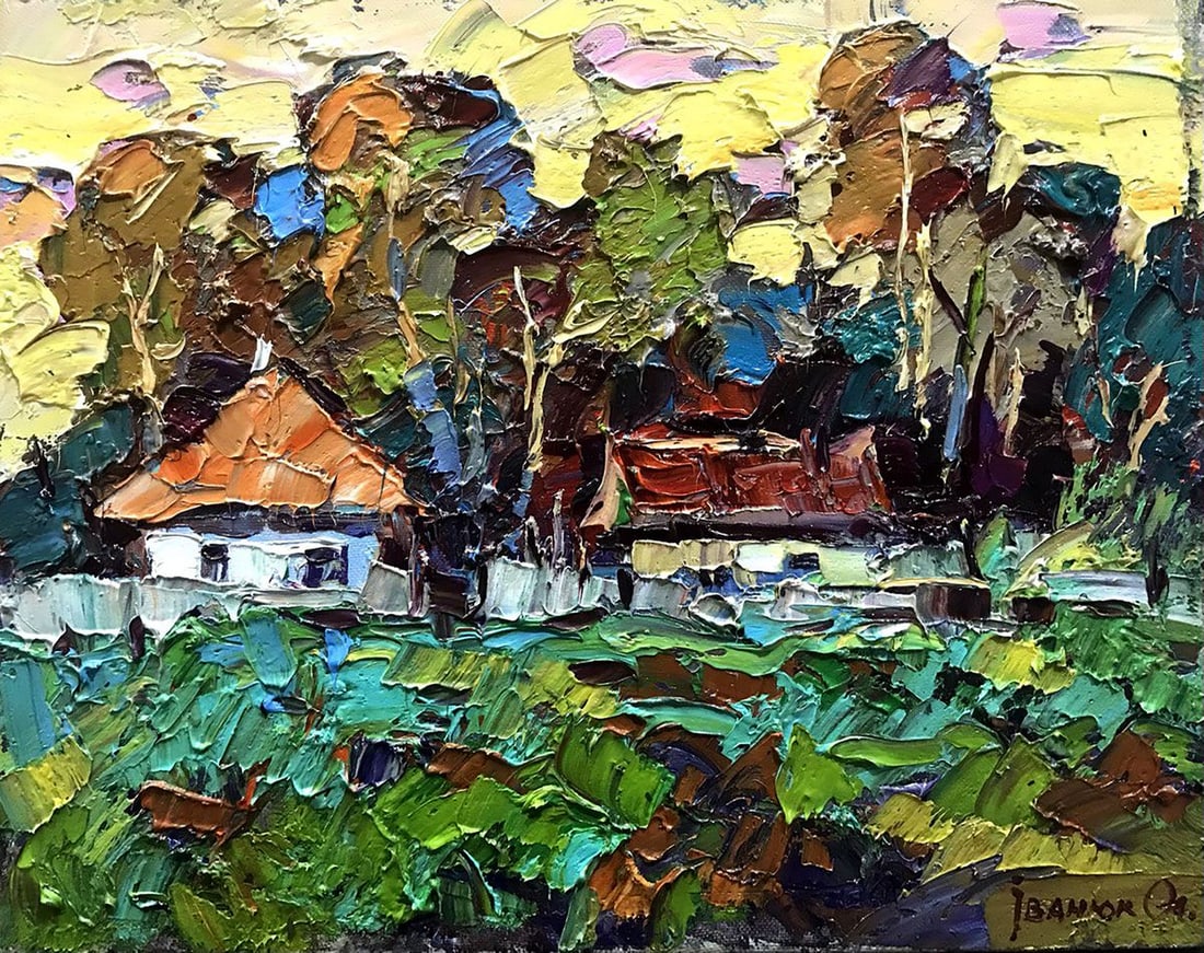 Oil painting Beginning of autumn Kalenyuk Alex: Title: Oil painting Beginning of autumn Kalenyuk Alex Description: No.Kalen 685 *** ABOUT THIS PAINTING *** * TITLE: "Beginning of autumn" * ARTISTS: Kalenyuk Alex * SIZE: 40x50 cm/'15.74x19.68 inches