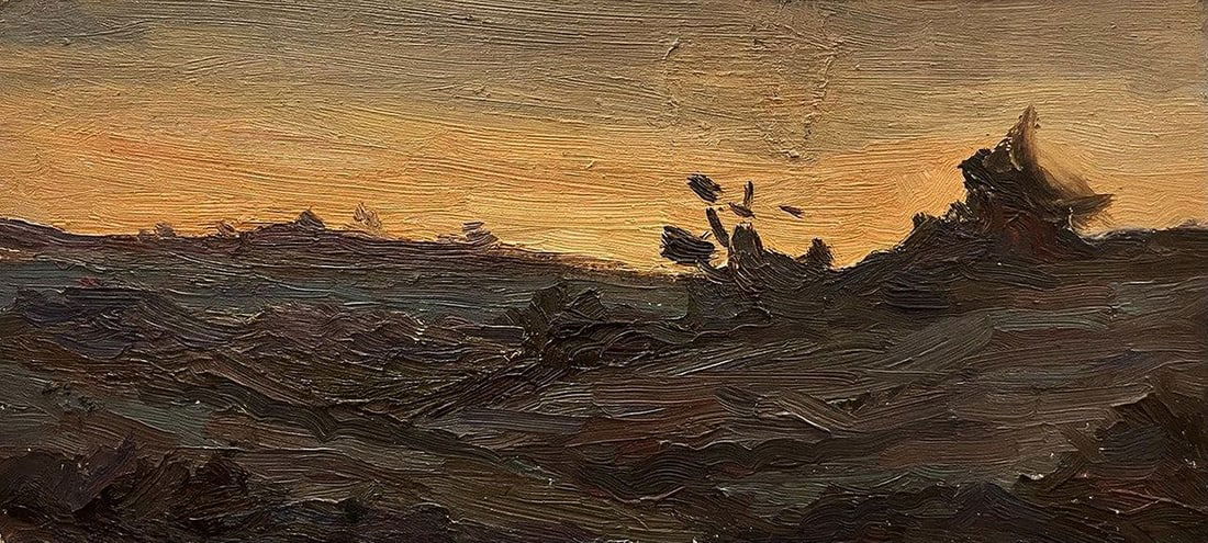 Oil painting In the west Oleg Kravets (1 of 7)