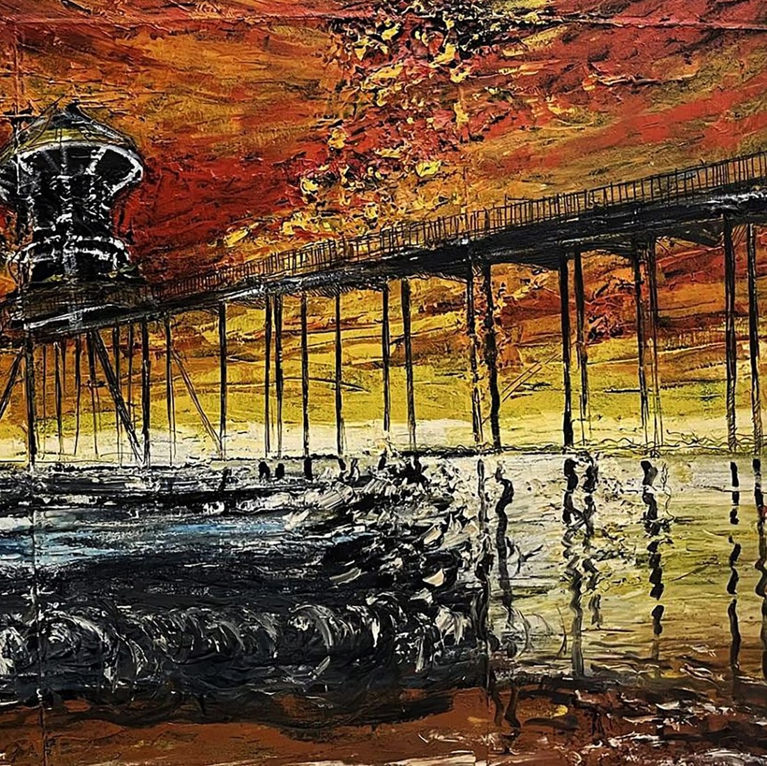 Oil painting Beautiful sunset Serhiy Kovalev - 7