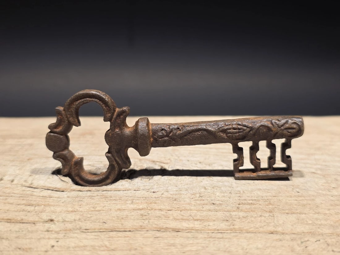 4" Iron Large Skeleton Church Key - 7