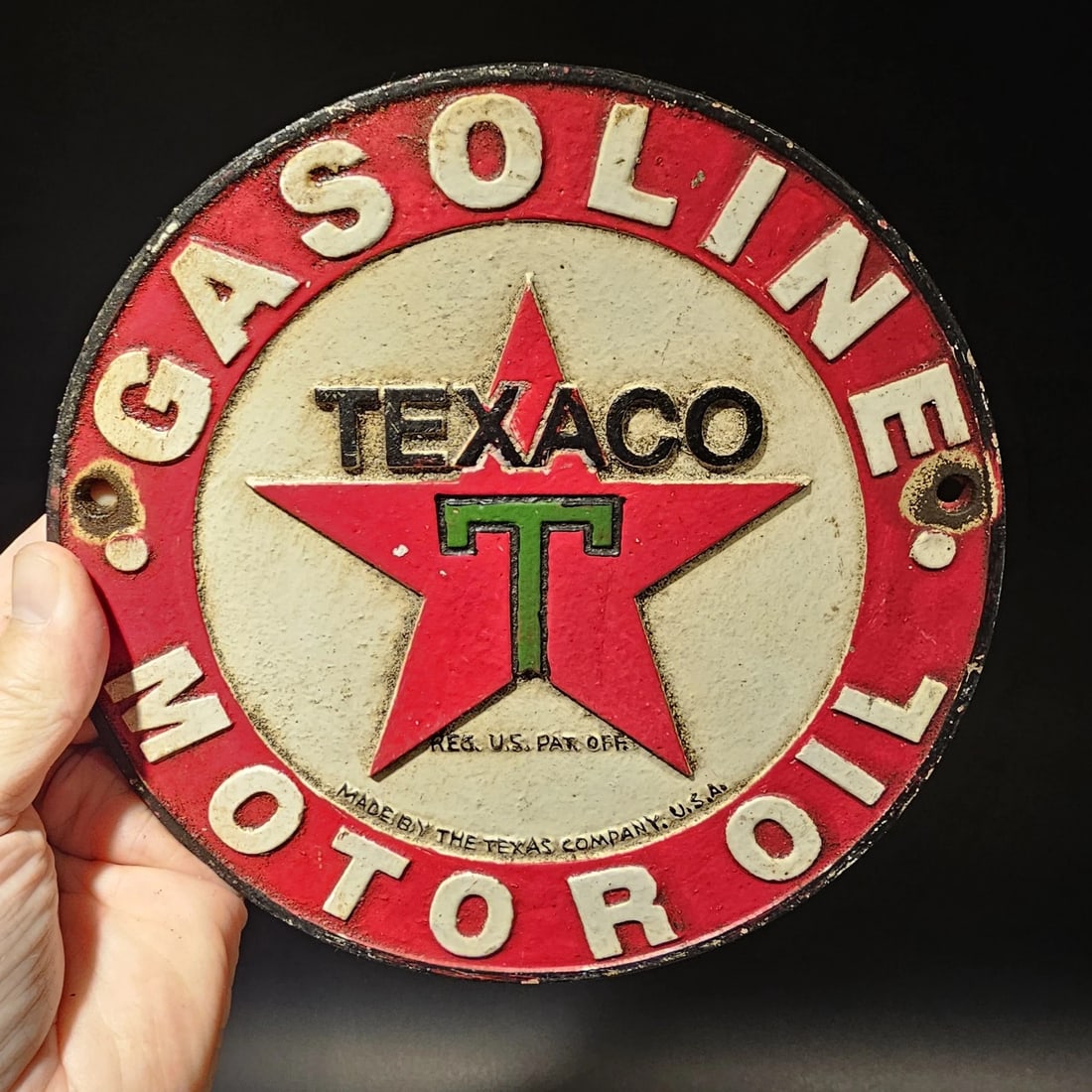 8" Round Metal Sign Plaque - 7